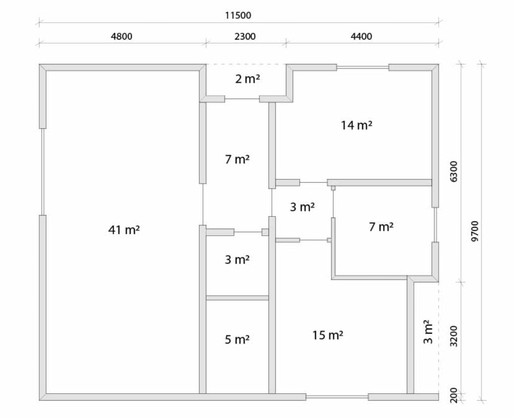 Casa su misura personalizzabile in legno e acciaio 100mq