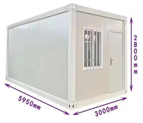 Casa Container coimbentata con impianto elettrico porta finestra 18mq