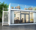 Casa Container di lusso con impianti serramenti AC e arredo di 18mq
