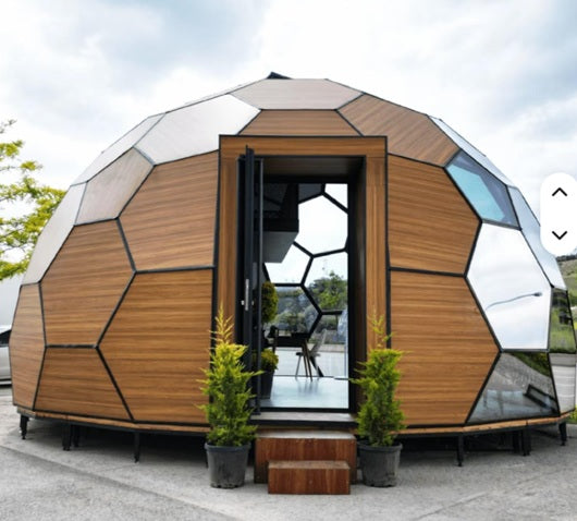 Cupola Glamping  struttura Doppio strato in Alluminio e Vetro 2 persone