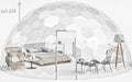 Cupola Glamping  struttura in Alluminio e Vetro trasparente o colorato, 36mq