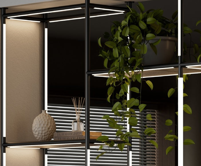 Luci LED smart a Metro lineare Supporto magnetico con Telecomando
