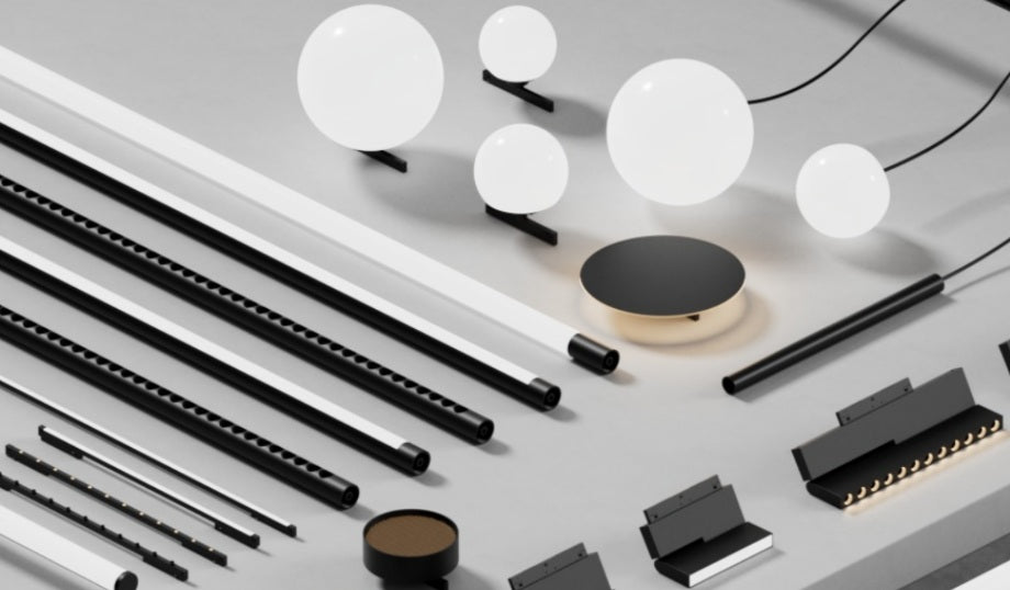 Sistema luci LED smart zigbee completo di binario wifi bluetooth telecomando