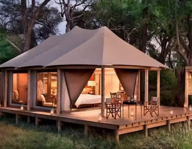 Tenda Glamping Personalizzabile 45 metri quadri