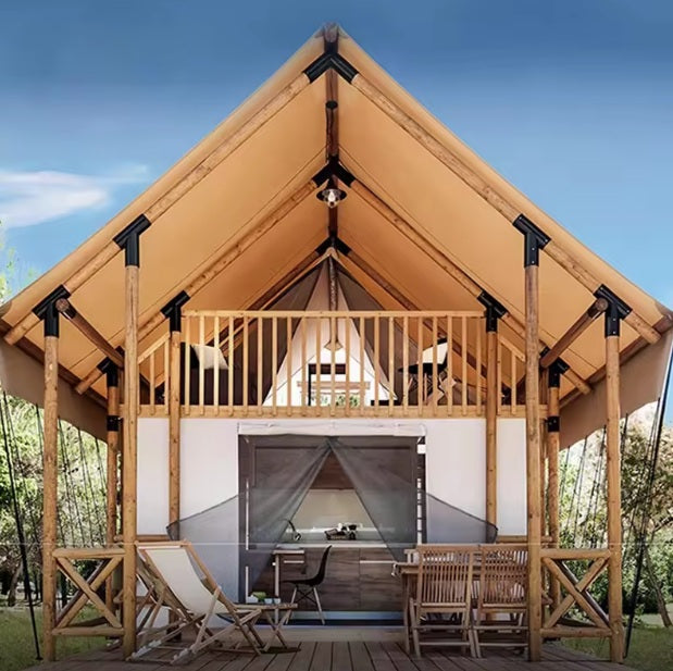 Tenda Glamping Personalizzabile 45 metri quadri